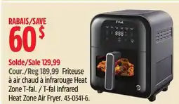 Canadian Tire T-fal Infrared Heat Zone Air Fryer offer