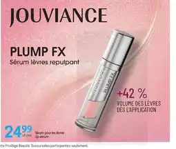 Uniprix JOUVIANCE Sérum pour les lèvres / Lip serum offer