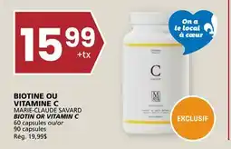 Rachelle-Bery Grocery MARIE-CLAUDE SAVARD BIOTIN OR VITAMIN C offer