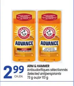 Uniprix ARM & HAMMER Antisudorifiques sélectionnés/Selected antiperspirants offer