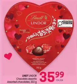 Uniprix LINDT LINDOR Chocolats assortis/Assorted chocolates offer