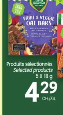 Uniprix LITTLE GOURMET Produits sélectionnés /Selected products offer