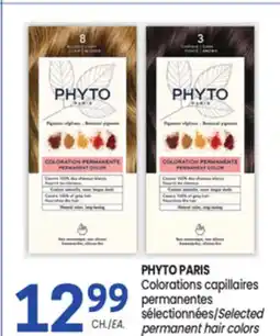 Uniprix PHYTO PARIS Colorations capillaires permanentes sélectionnées/Selected permanent hair colors offer