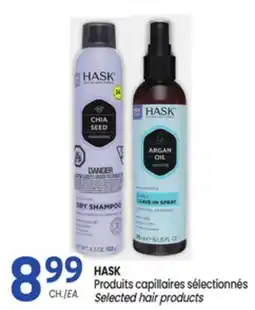 Uniprix HASK Produits capillaires sélectionnés / Selected hair products offer