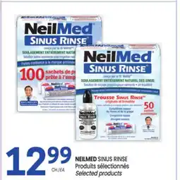 Uniprix NEILMED SINUS RINSE Produits sélectionnés / Selected products offer