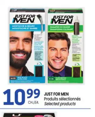 Uniprix JUST FOR MEN Produits sélectionnés/ Selected products offer