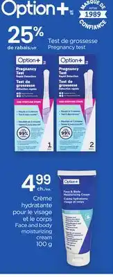 Proxim Option + Pregnancy test offer