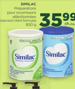 Proxim SIMILAC Selected infant formulas offer