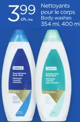Proxim Option+ Nettoyants Body washes offer