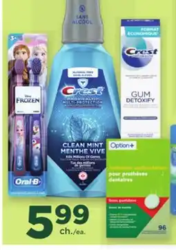 Proxim OPTION+, CREST, ORAL-B offer