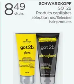 Proxim SCHWARZKOPF GOT2B Selected hair products offer