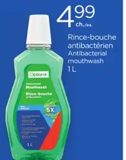 Proxim OPTION+ Antibacterial mouthwash offer