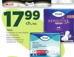 Proxim TENA Selected protective underwear or pads offer