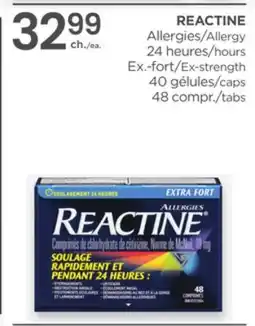 Proxim REACTINE Allergy offer
