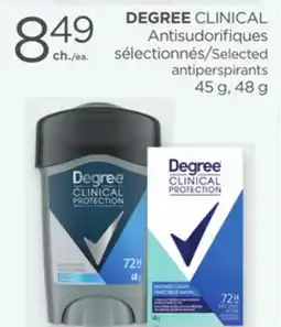 Proxim DEGREE CLINICAL Selected antiperspirants offer