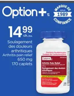Proxim Option + Arthritis pain relief offer