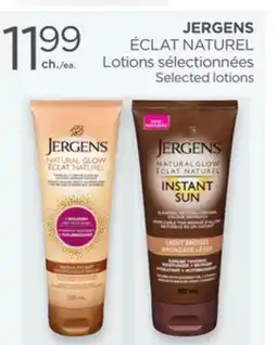 Proxim JERGENS ÉCLAT NATUREL Selected lotions offer