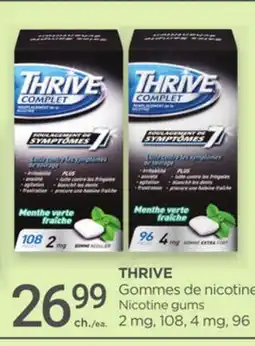 Proxim THRIVE Nicotine gums offer