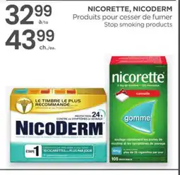 Proxim NICORETTE, NICODERM Stop smoking products offer