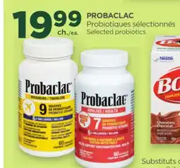 Proxim PROBACLAC Selected probiotics offer