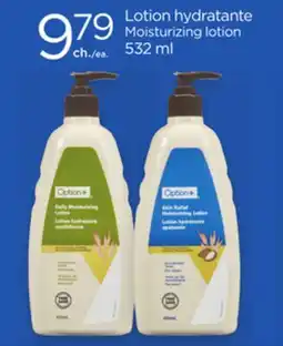 Proxim OPTION+ Moisturizing lotion offer