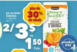Marche Ami JUS OU NECTAR SELECTION offer