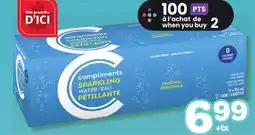 Marches Tradition COMPLIMENTS SPARKLING WATER offer