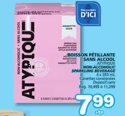 Marches Tradition ATYPIQUE NON-ALCOHOLIC SPARKLING BEVERAGE offer