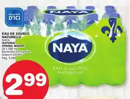 Marches Tradition NAYA NATURAL SPRING WATER offer