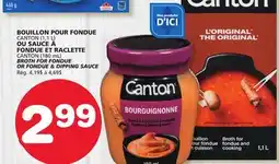 Marches Tradition CANTON FOR FONDUE OR FONDUE & DIPPING SAUCE offer