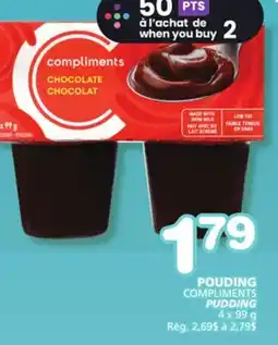 Marches Tradition COMPLIMENTS PUDDING offer