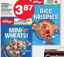 Marches Tradition KELLOGG'S CEREAL OR MEAL REPLACEMENT offer