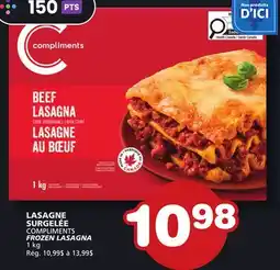 Marches Tradition COMPLIMENTS FROZEN LASAGNA offer