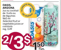 Brunet OASIS, ARIZONA Jus ou cocktail de fruits ou de légumes offer