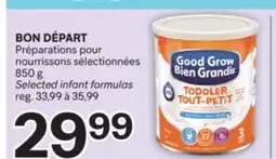 Brunet BON DÉPART Préparations pour nourrissons sélectionnées offer