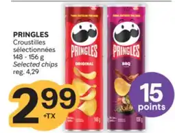 Brunet PRINGLES Croustilles sélectionnées offer