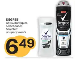 Brunet DEGREE Antisudorifiques sélectionnés offer