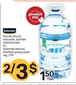 Brunet Selection Eau de source naturelle, distillée sélectionnée offer