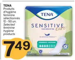 Brunet TENA Produits d' hygiène féminine sélectionnés offer