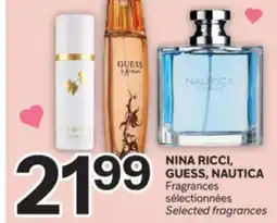 Brunet NINA RICCI, GUESS, NAUTICA Fragrances sélectionnées offer