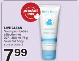 Brunet LIVE CLEAN Soins pour bébés sélectionnés offer
