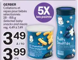 Brunet GERBER Collations et repas pour bébés sélectionnés offer