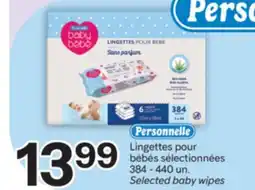 Brunet Personnelle Lingettes pour bébés sélectionnées offer