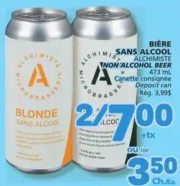 Marché Bonichoix ALCHIMISTE ALCHIMISTE NON ALCOHOL BEER NON ALCOHOL BEER offer