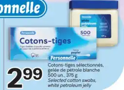 Brunet Personnelle Cotons-tiges sélectionnés, gelée de pétrole blanche offer