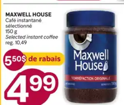 Brunet MAXWELL HOUSE Café instantané sélectionné offer