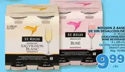 Marché Bonichoix ST. REGIS DEALCOHOLIZED WINE BEVERAGE offer