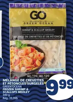 Marché Bonichoix GREEN OCEAN FROZEN SHRIMP SCALLOPS MEDLEY offer