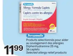 Brunet Personelle Produits sélectionnés pour aider au soulagement des allergies Diphenhydramine offer