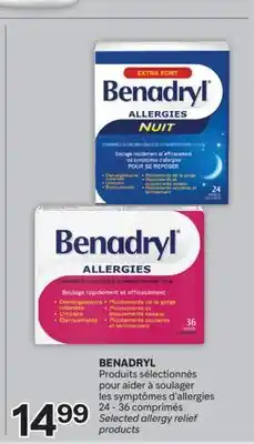 Brunet BENADRYL Produits sélectionnés pour aider à soulager les symptômes d'allergies offer